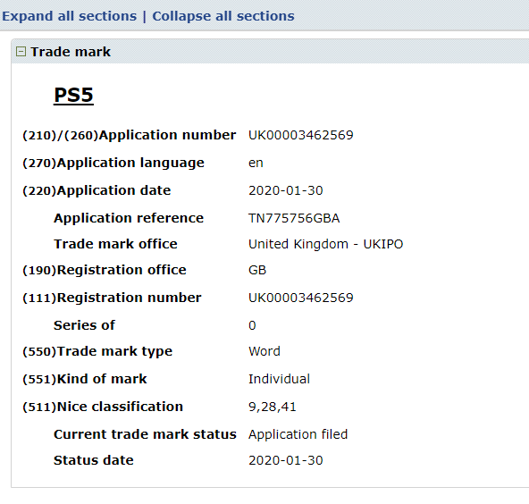 索尼在多国正式注册PS5商标 万事俱备只欠揭露
