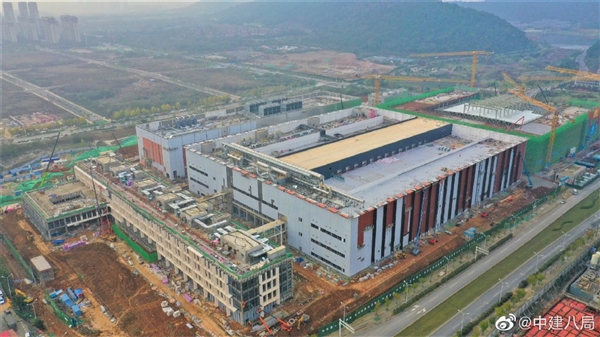 华为国内首个芯片厂房封顶：位于武汉、20.89万平方米