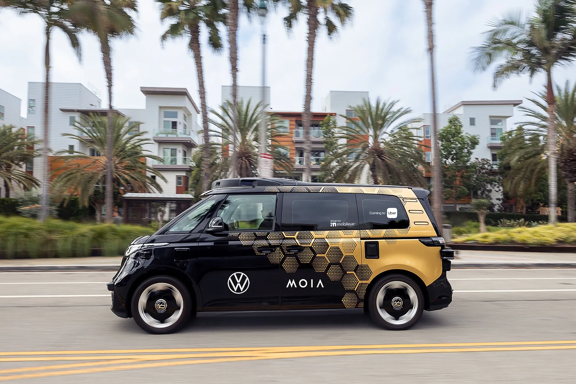 VW-Uber Launch AV Minibus Tests in LA