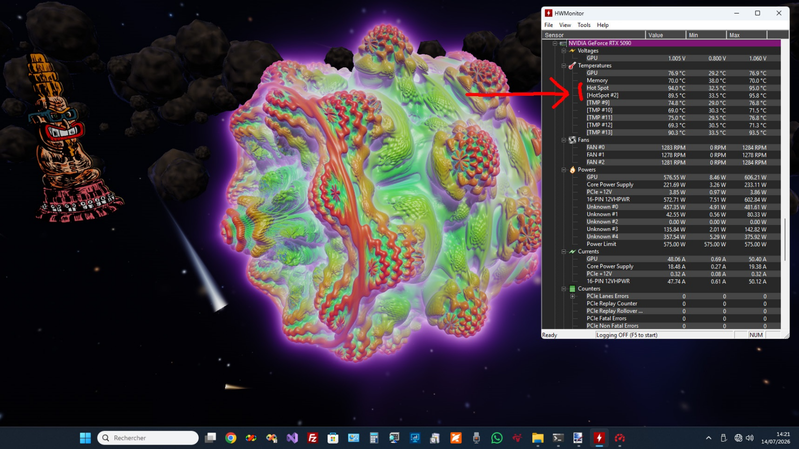 CPUID 團隊恢復 Nvidia RTX 50 系列顯卡溫度監控