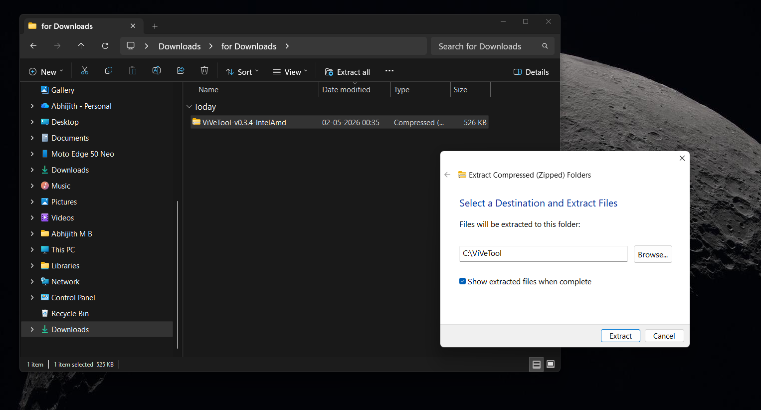 Extract-ViVeTool-.zip-to-C-drive.png