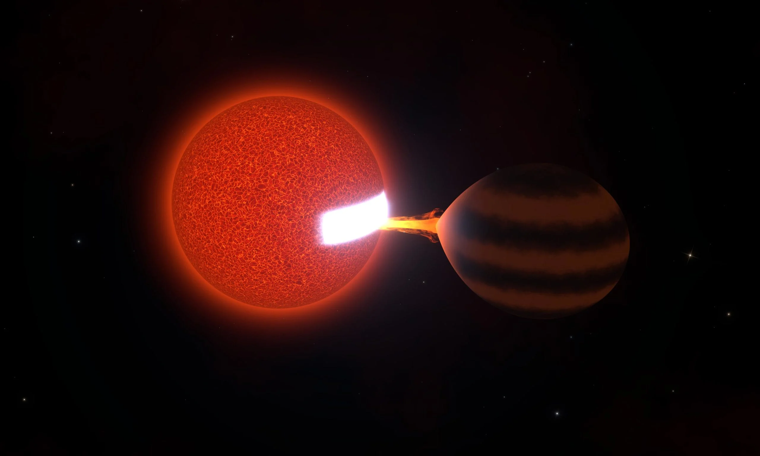 麻省理工学院发现恒星“缓慢吞噬”伴星 过程或要持续数十亿年