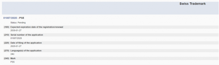 索尼在多国正式注册PS5商标 万事俱备只欠揭露