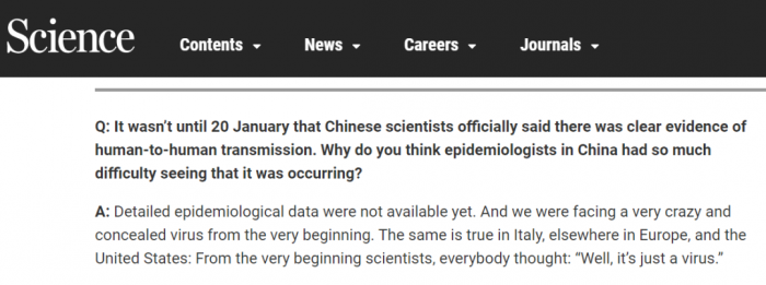 高福指出美国防疫工作中的“大错误”