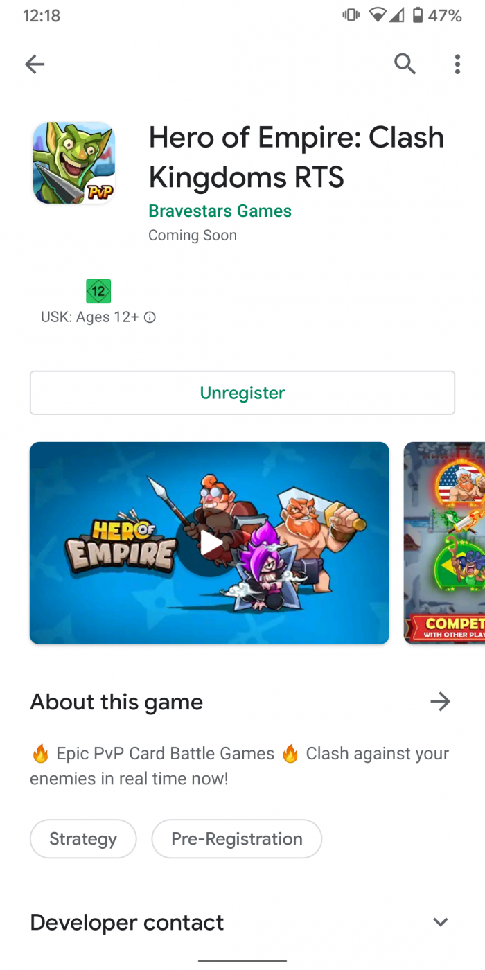 Google Play商店为预注册的游戏和应用提供自动安装功能