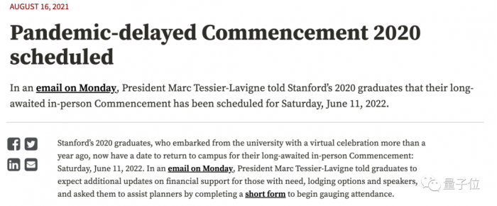 人物|被新冠后遗症困住15个月后 斯坦福学霸被迫缺席毕业典礼