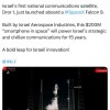 SpaceX为以色列发射价值2亿美元的首颗国家通信卫星Dror 1
