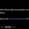 ROG Ally与ROG Ally X昨日开启预定 微软试探高价主机路线